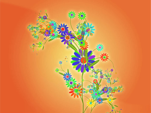 花藝主題設(shè)計(jì)插畫(huà)