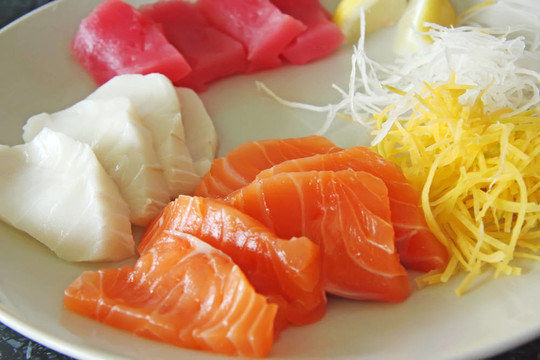 生魚片的安排