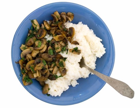 香菇和米飯