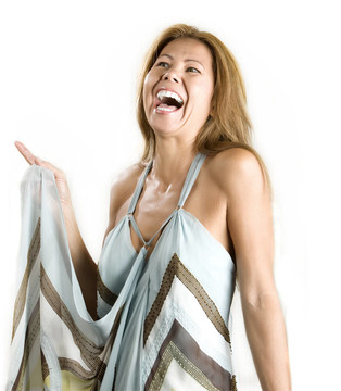 白人背景的種族婦女