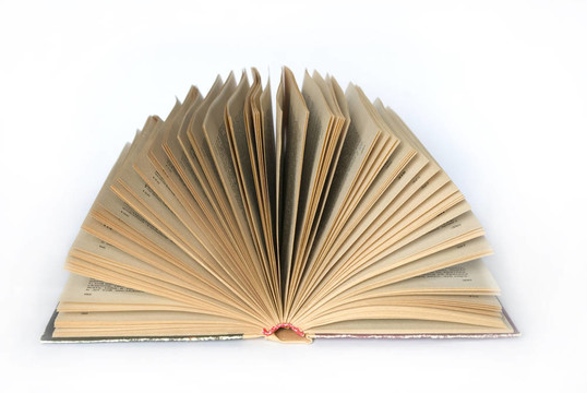打開的書