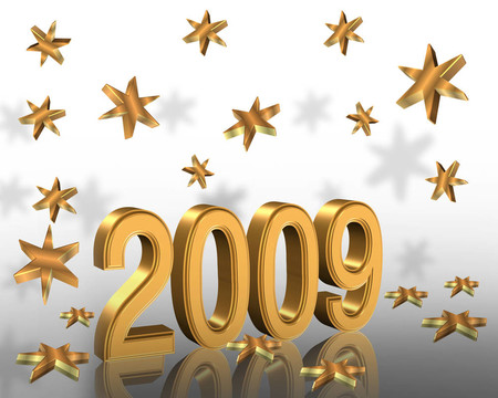新年2009 3D黃金