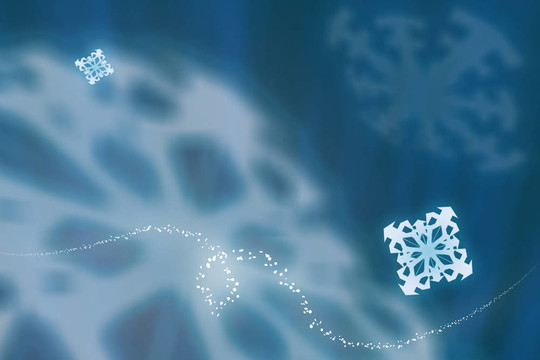 Snow Abstact Winter的形象