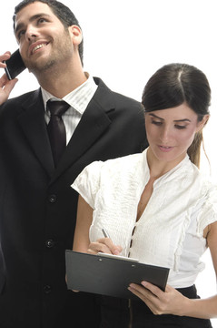 年輕的企業(yè)家夫婦