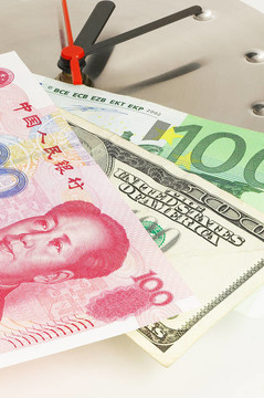 時(shí)鐘上的貨幣