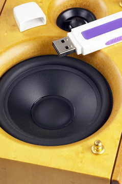 揚聲器和USB Key