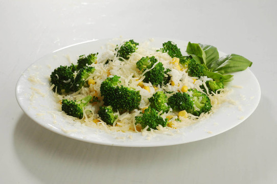 西蘭花和米飯