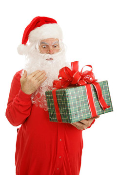 困Santa驚訝的禮物