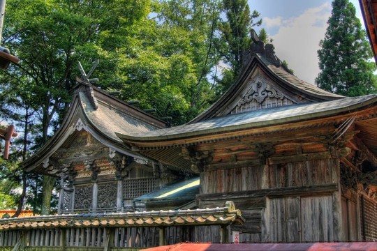 日本神社屋頂