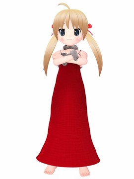 圣誕卡通女孩