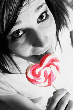 用Lollipop替代女孩的心