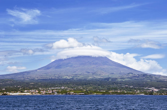 微型火山從海；皮科島；亞速爾群島