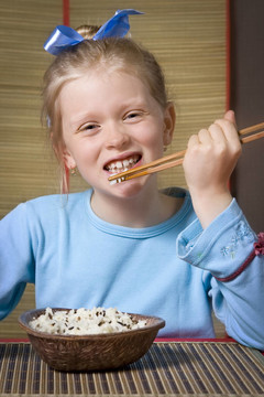 吃米飯