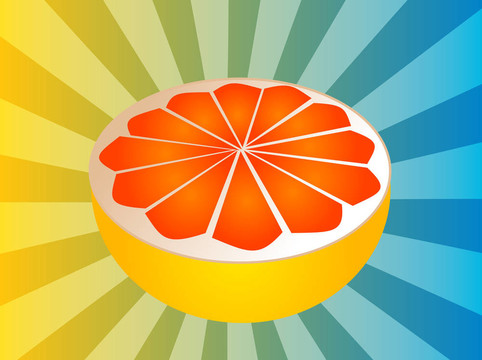 grapfruit切半