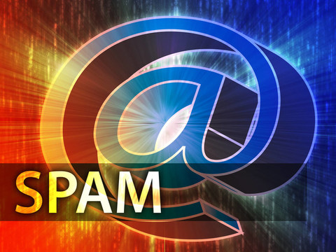 垃圾郵件的插圖