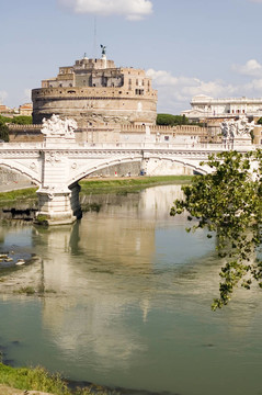 Castle Saint Angelo在羅馬