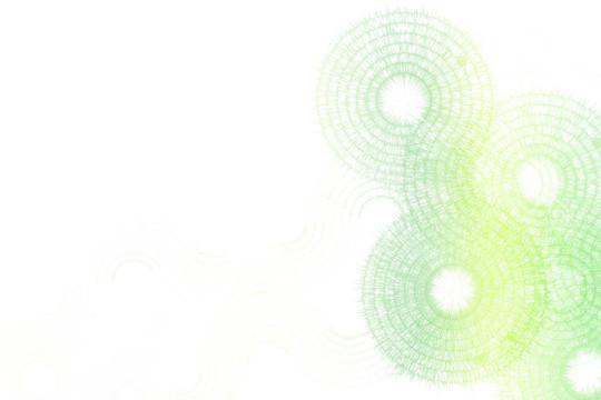 綠白分形抽象設(shè)計(jì)