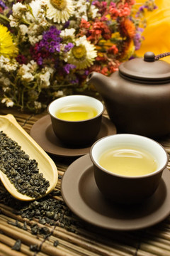 亞洲茶具。