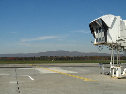 空的飛機門