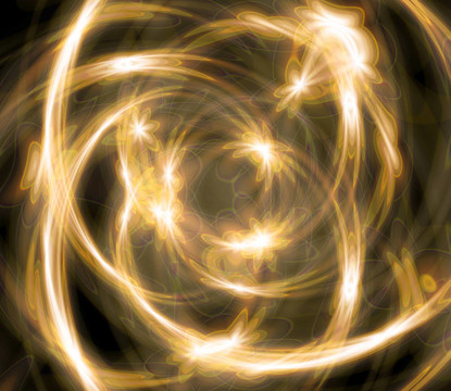 發(fā)光的煙花