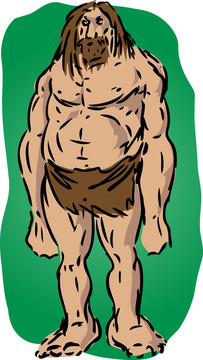 Caveman插圖