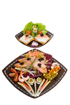 腌熏三文魚(yú)菜