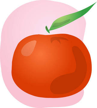 Tangerine夜店的水果插畫(huà)
