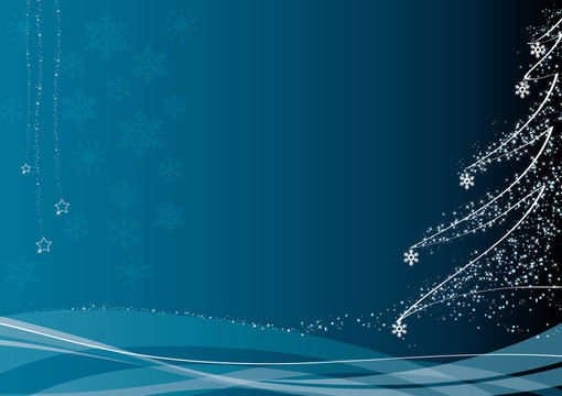 圣誕decoration_blue