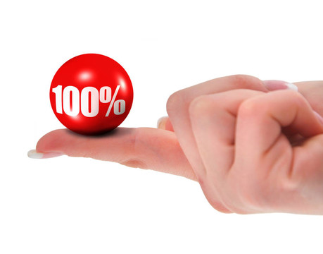 100%指