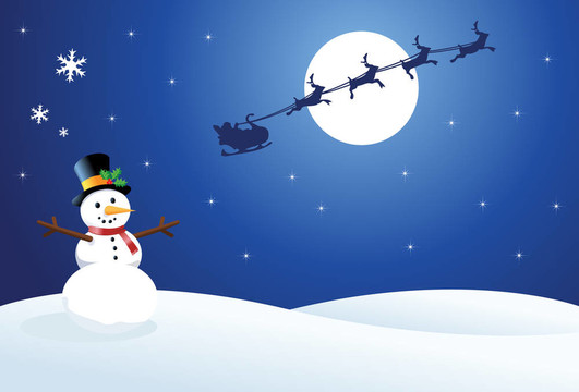 雪人和Santa