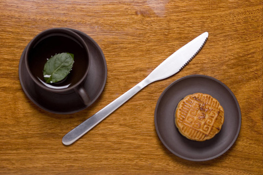 月餅和茶
