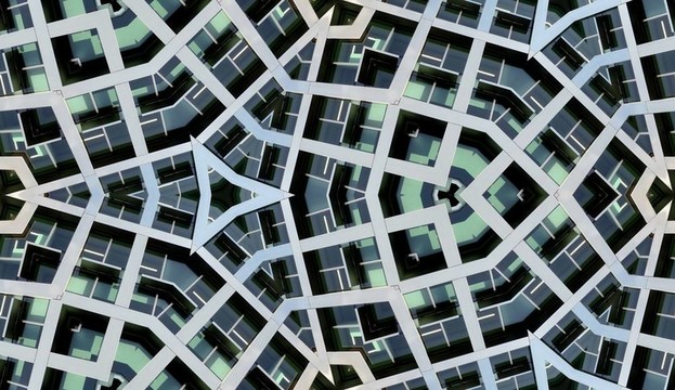 無縫的現(xiàn)代建筑背景