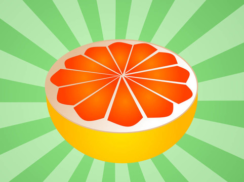 grapfruit切半