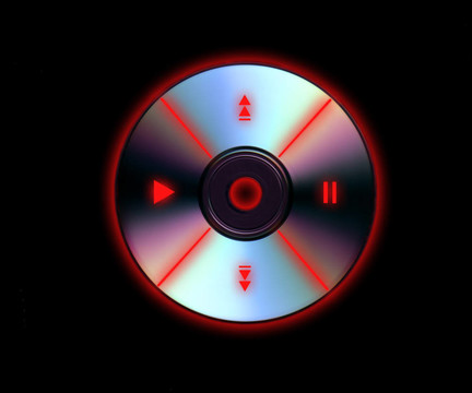 CD播放器的黑色