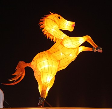 元宵節(jié)新春燈會 天馬燈籠造型