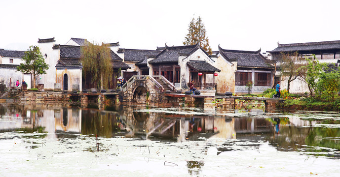 皖南呈坎古村