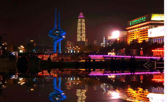 泉城廣場 夜景