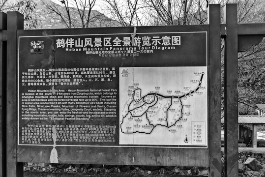 鶴伴山游覽圖