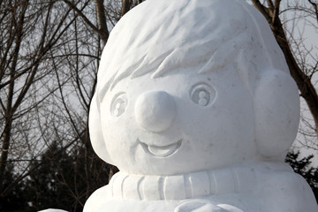 雪雕 雪 冬天