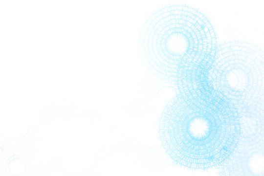藍(lán)白分形抽象設(shè)計(jì)