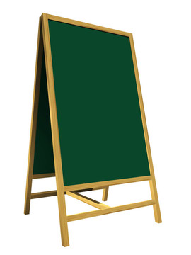 綠色黑板菜單