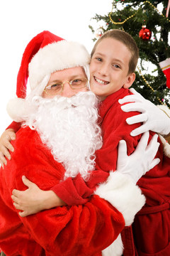 大擁抱Santa
