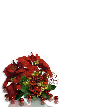 圣誕節(jié)Flowers Background