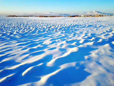 冬季呼倫貝爾雪原