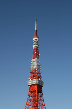 東京塔藍天