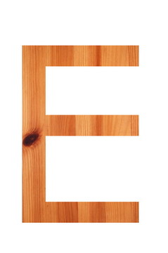 木字母E