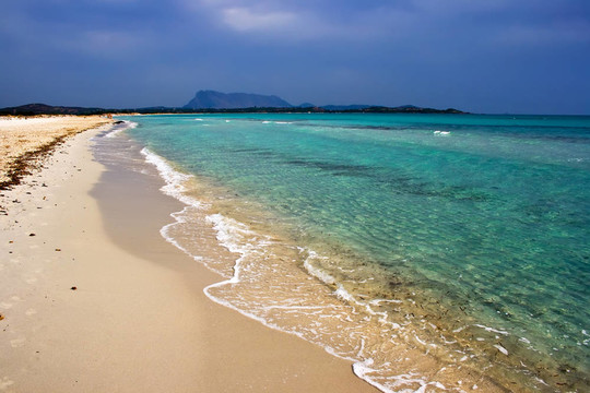 辛塔海灘；撒丁島