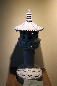 民間收藏文物 石頭燈罩