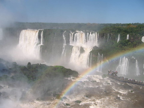 Iguassu Falls；南美洲