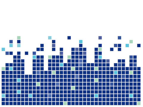 藍(lán)色馬賽克背景